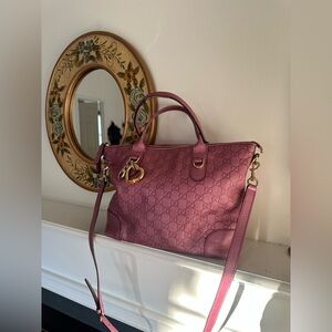 GUCCI Guccisima Pink Metallic Tote